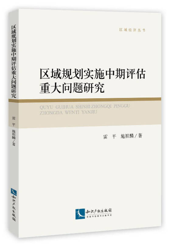 区域规划实施中期评估重大问题研究