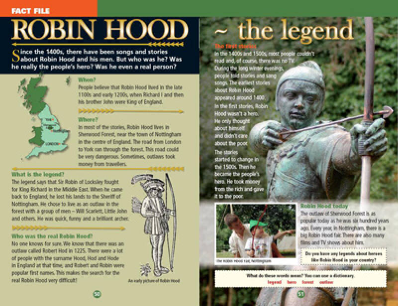 elt readers: robin hood: the silver arrow(book cd