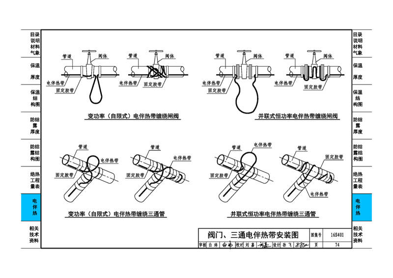 16s401管道和设备保温 防结露及电伴热