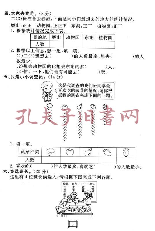 非常海淀单元测试ab卷:二年级数学下(rj)