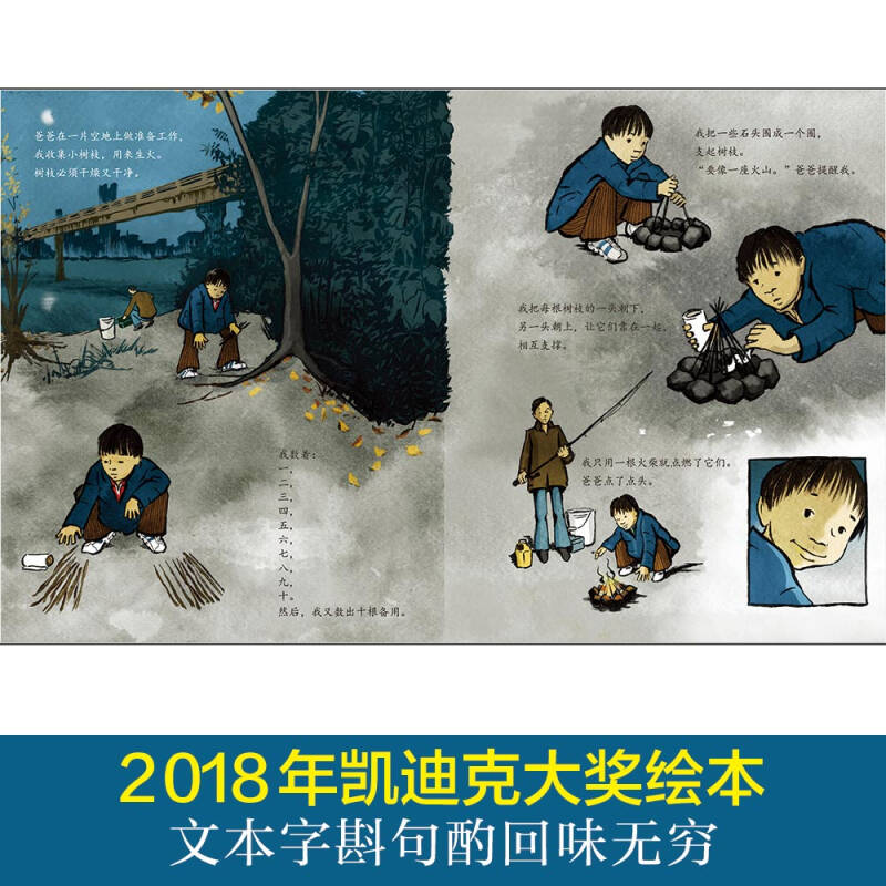 2018年凯迪克大奖绘本:爸爸的池塘