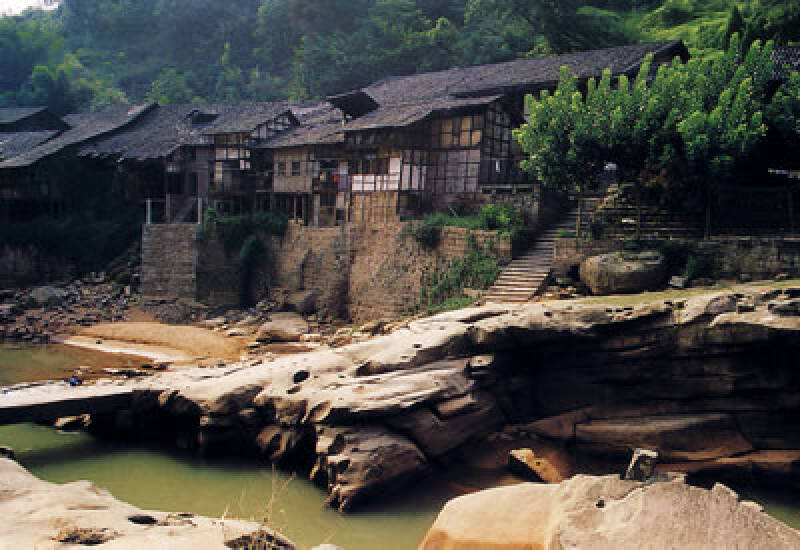 中山古镇(明信片)