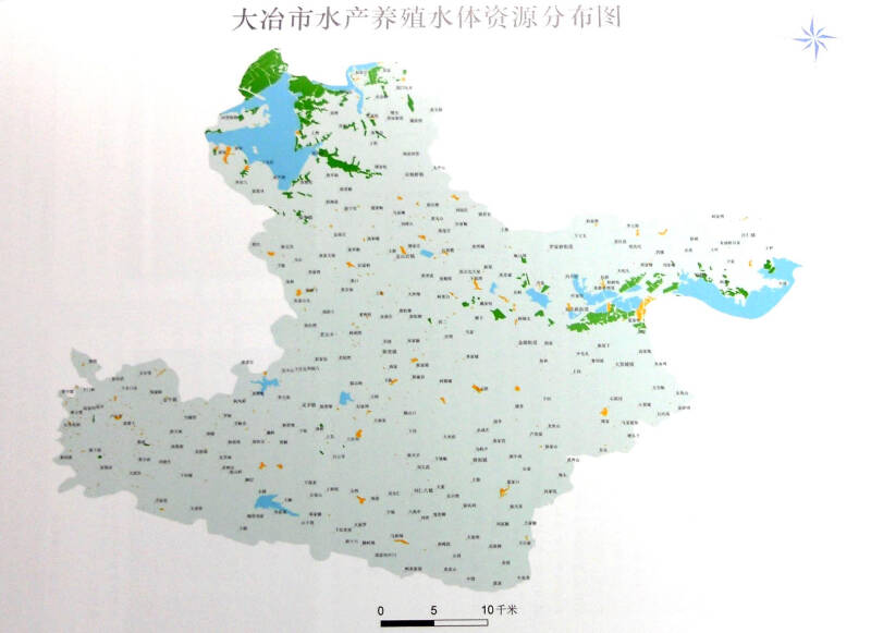 中国水产养殖区域分布与水体资源图集:湖北