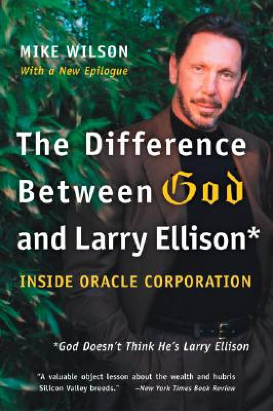 the difference between god and larry ellison : *god doesn"t