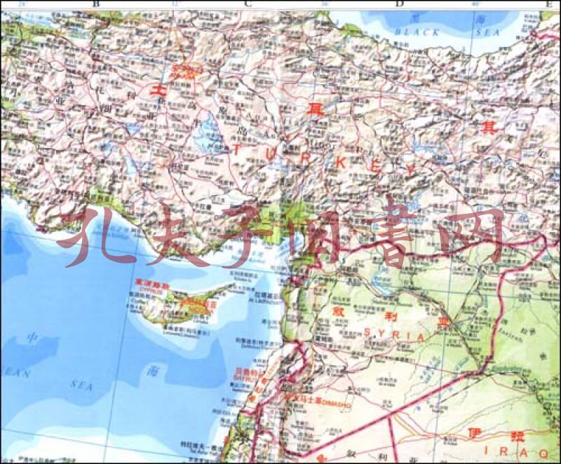中东地图