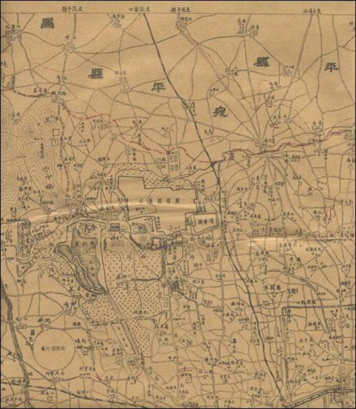 北平市城郊地图:民国时期老地图·民国三十六年