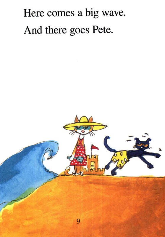 pete the cat: pete at the beach