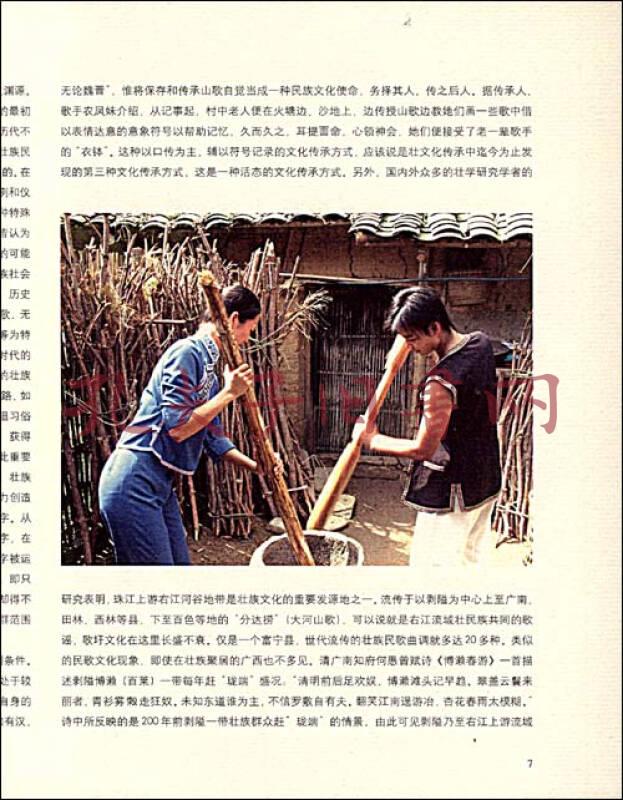 中国富宁壮族坡芽歌书