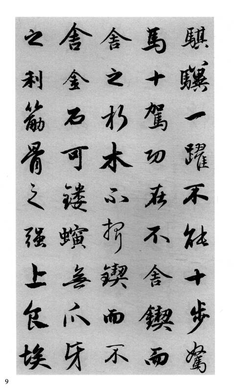 集赵孟頫行书古文