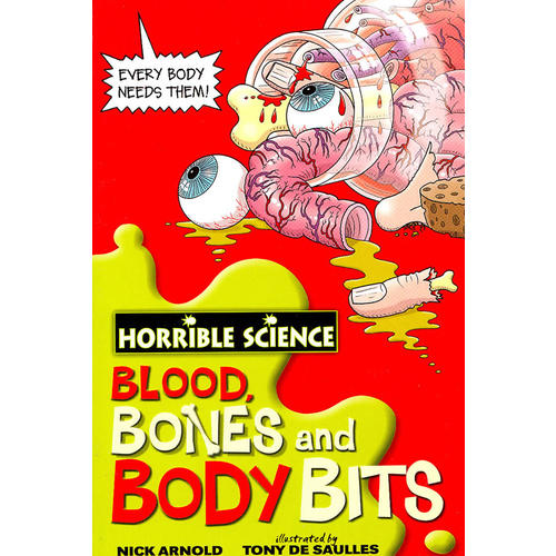 horrible science blood, bones and body bits可怕的