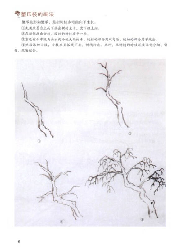 国画入门:树木