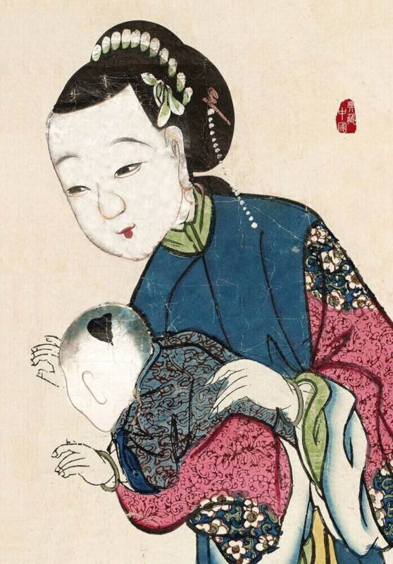 如花美眷:清代仕女年画(汉英明信片)