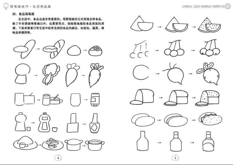 简笔画技巧 生活用品篇