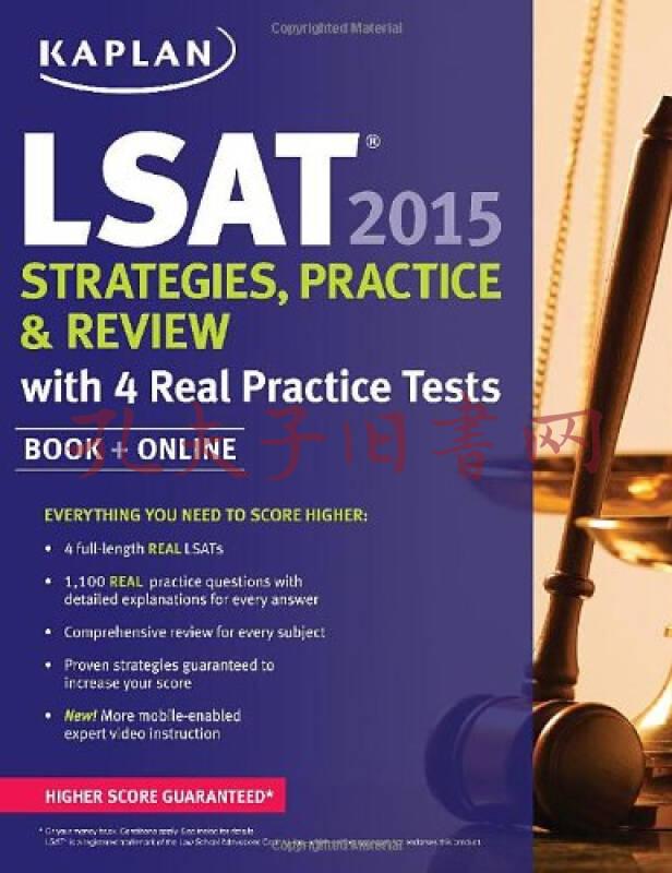 lsat 2015 strategies, practice, and review with 4 real practice