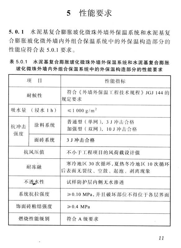 水泥基复合膨胀玻化微珠建筑保温系统技术规程(db51	5061-2015代替