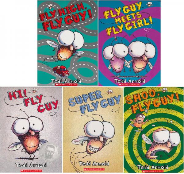 flyguyreadercollection5books苍蝇小子平装读本套装五本