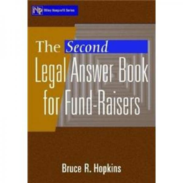 the second legal answer book for fund-raisers (wiley nonprofit