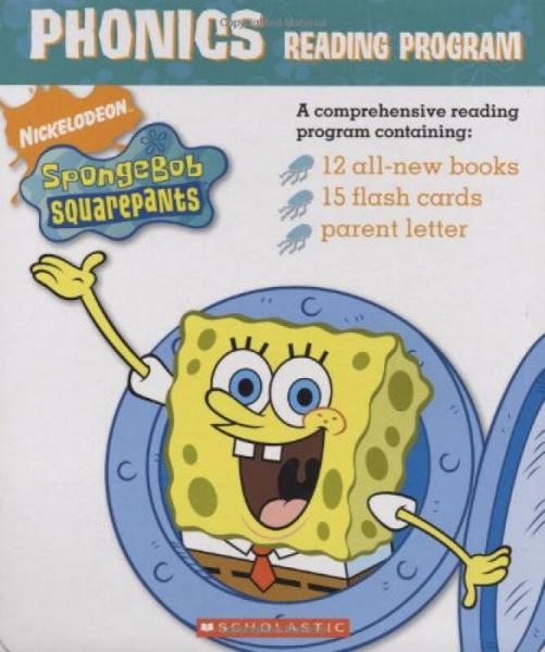 spongebob squarepants phonics 12 book reading program 海绵宝宝
