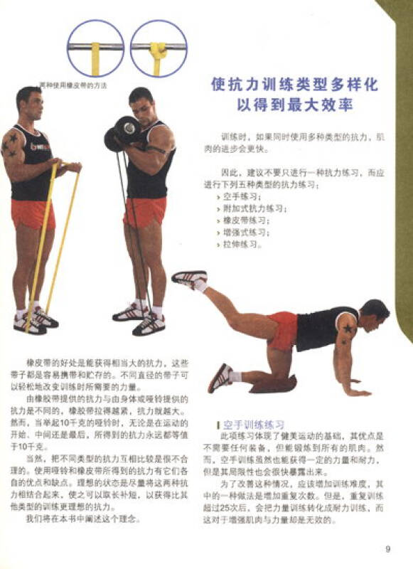 家庭健美训练图解:德拉威尔肌肉训练方法与计划