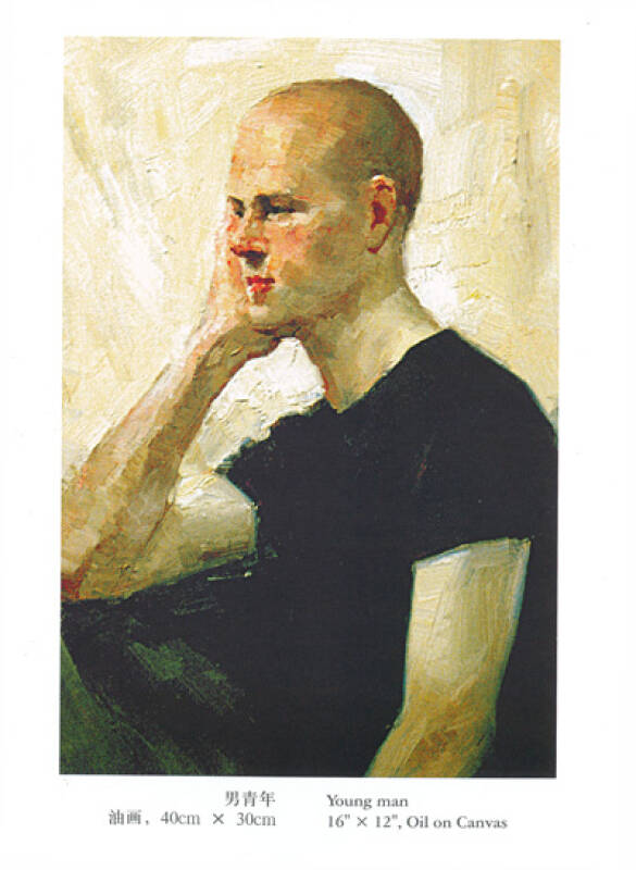 海外中国油画家:周树桥肖像作品