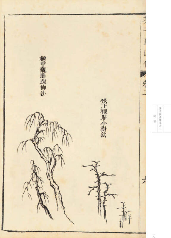 芥子园画传 山水卷·树谱(康熙原版)
