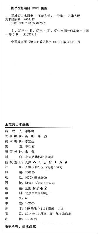 王雄宾山水画集