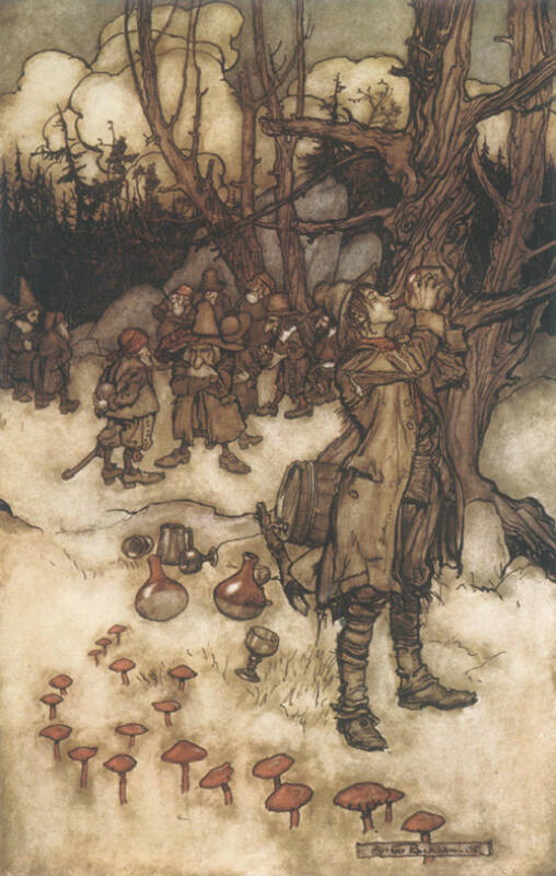 睡谷的传说-瑞普·凡·温克尔:拉克汉插图本