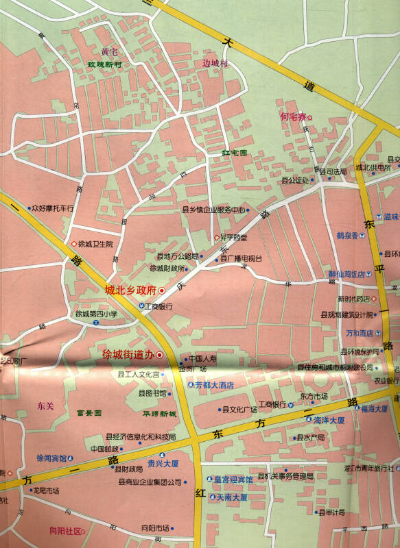 徐闻县交通游览图