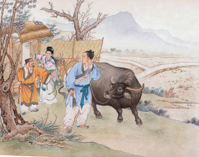 中国连环画名家名作:牛郎织女(有收藏号) 小人书