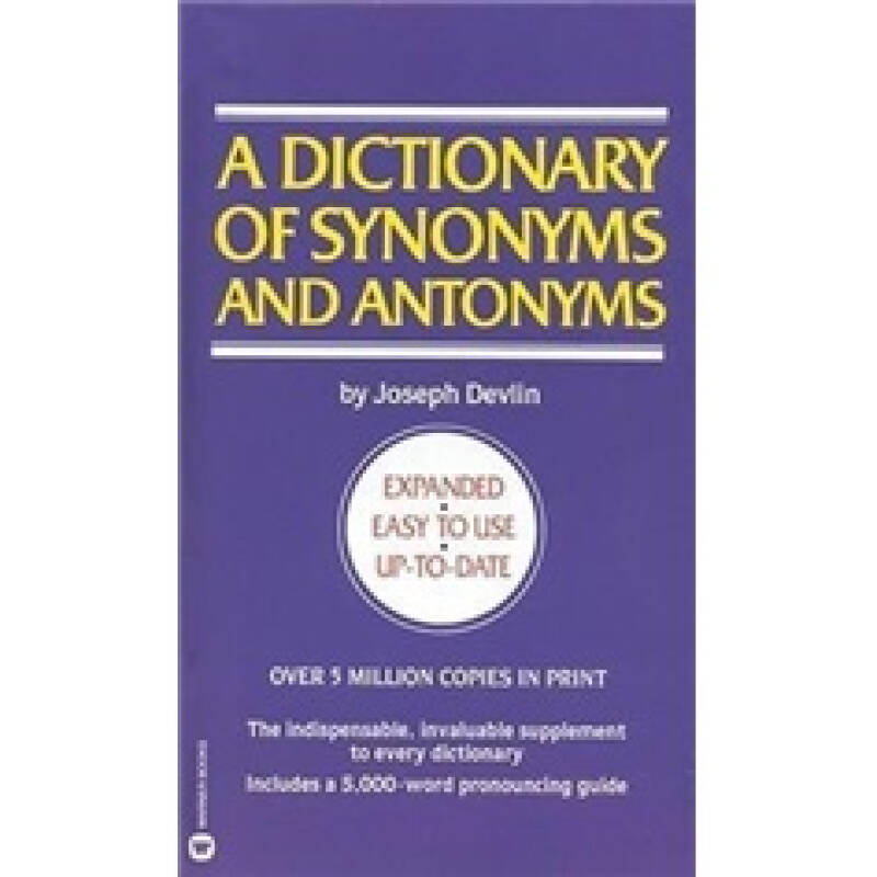 Synonyms dictionary