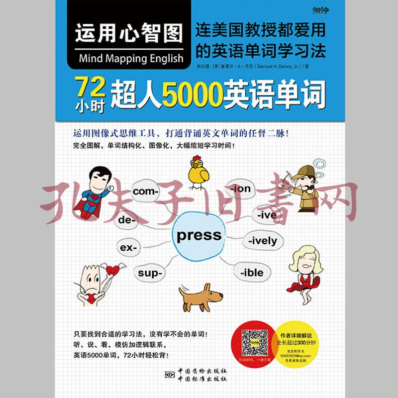 運用心智圖,72小時超人5000英語單詞