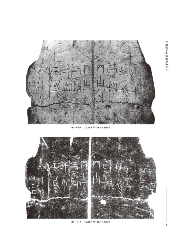 殷墟甲骨文書體分類萃編 第一卷 殷墟甲骨刻辭文式導讀(上冊)
