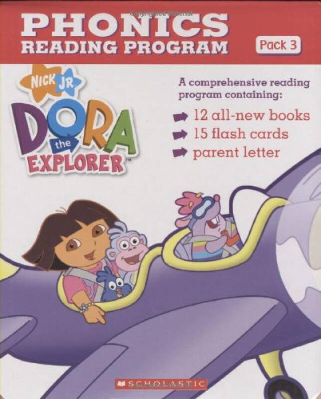 dora the explorer phonics boxed set#3 爱探险的朵拉自然发音盒