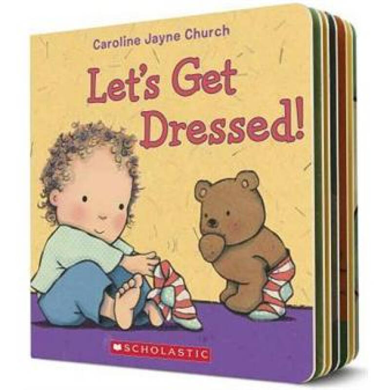 lets get dressed! board book 開始打扮吧!