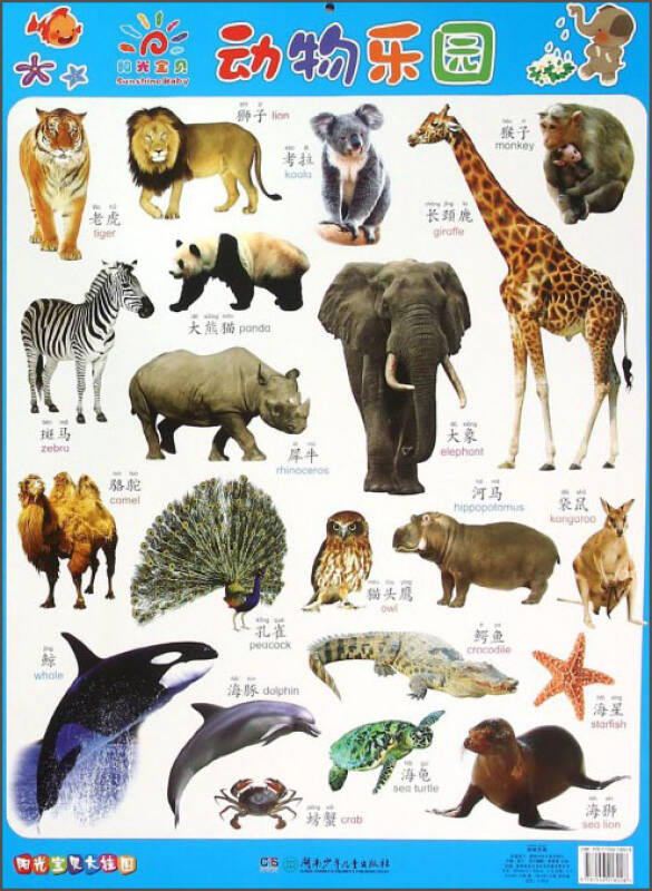 阳光宝贝大挂图·动物乐园