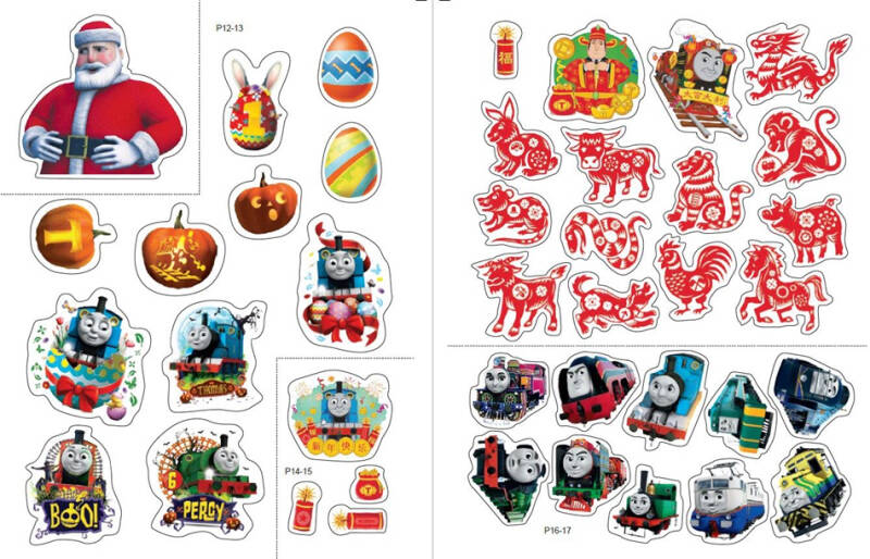 托马斯和朋友双语游戏贴纸2 路大盛会
