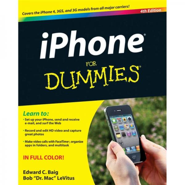 IPhone For Dummies  苹果手机iPhone 傻瓜书