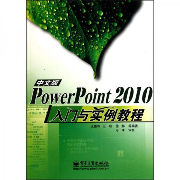 PowerPoint 2010入門與實例教程（中文版）