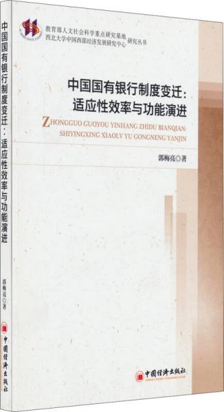 中國國有銀行制度變遷：適應性效率與功能演進