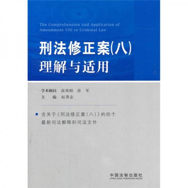 刑法修正案（8）理解与适用