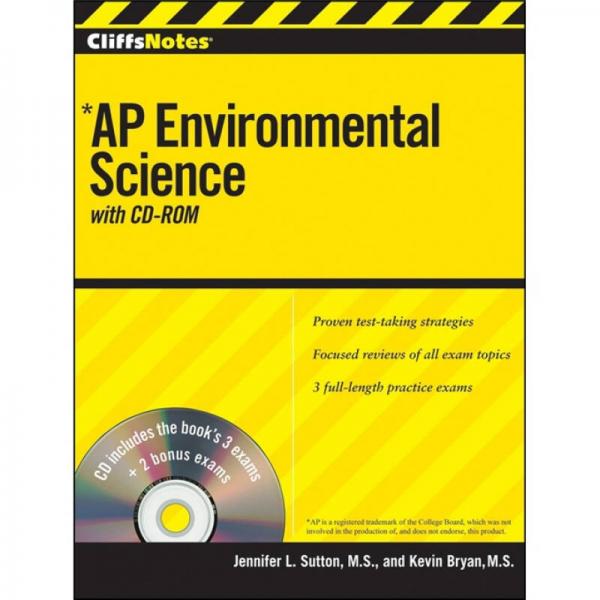 CliffsNotes AP Environmental Science, with CD-ROM