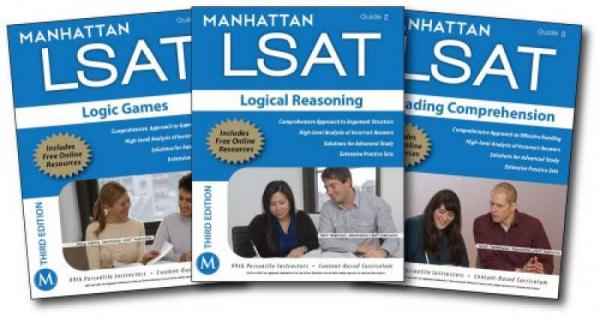 Manhattan LSAT Set of 3 Strategy Guides, 3rd Edition