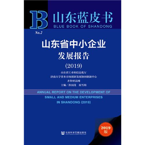 山東藍皮書：山東省中小企業(yè)發(fā)展報告（2019）