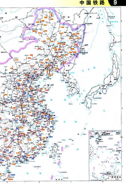 中国分省高速公路地图册系列：江西和安徽·浙江·福建·湖北·湖南·广东交通旅游地图册