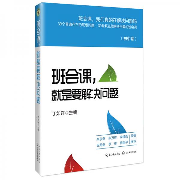 班會(huì)課，就是要解決問(wèn)題（初中卷）（大教育書(shū)系）
