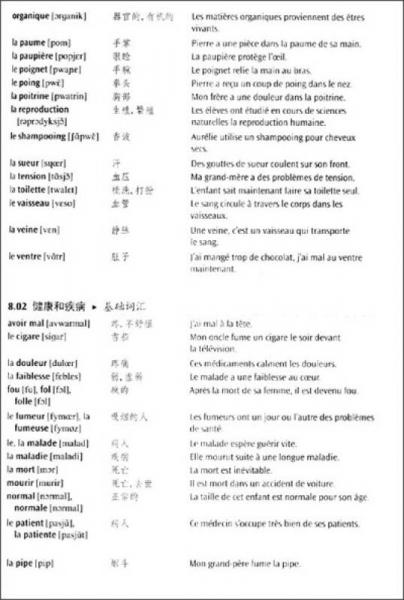 法语基础词汇分类学习手册