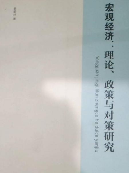 宏观经济：理论、政策与对策研究:基于中国视角的宏观经济问题研究