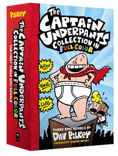 Captain Underpants Color Collection内裤超人彩版合辑（3本）