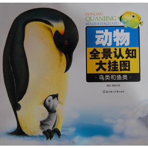 動物全景認知大掛圖--鳥類和魚類