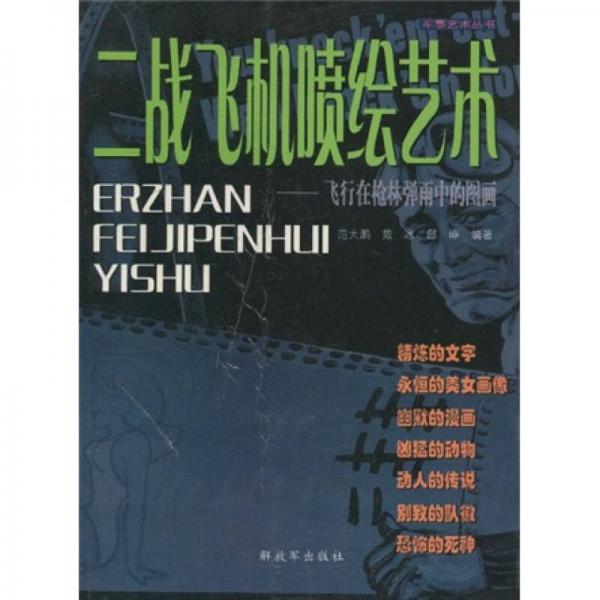 二战飞机喷绘艺术：飞行在枪林弹雨中的图画